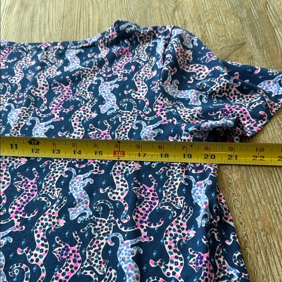 Lilly Pulitzer Navy and Pink Seahorse Dress - Picture 9 of 9